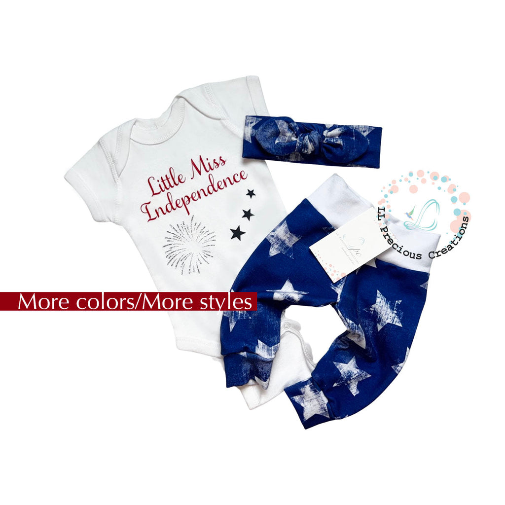 #Little Miss Independence Baby's First 4th of July Outfit Newborn Baby Outfit Independence Day Clothes Red Stripes and Blue Stars by LL Precious Creations #4thofJuly #Independencedayoutfit #independencebaby #RedandBlue #Redstripes #BlueStars #RedBlueWhite  #newbornbaby #cominghomeoutfit #redandblue #redstripes #bluestars #personalizedoutfit #personalized4thofJuly #1stFourthofJuly #newbornbabyboy #genderneutraloutfit #llpreciouscreations