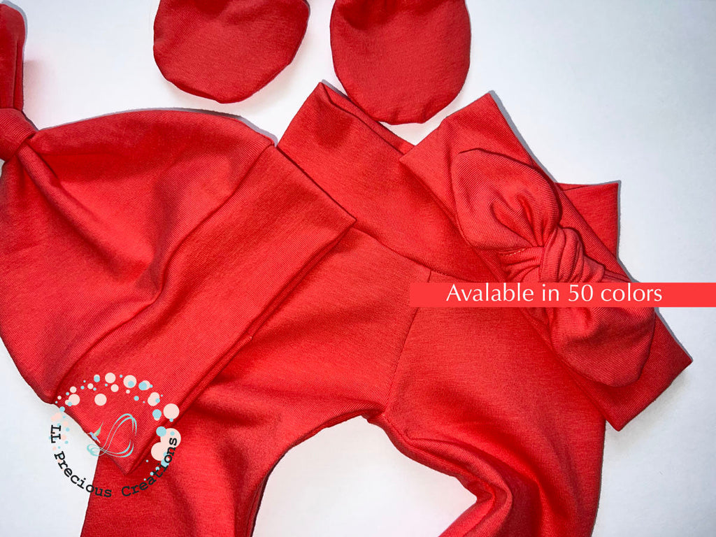 Gender Neutral Any Color Baby Leggings Headband Hat Outfit by LL Precious Creations #babyoutfit #solidcolorleggings #babypants #newbornbabyoutfit #babygirloutfit #babyboyoutfit #babyboypants #solidcolorbabyleggings #cominghomeoutfit #newbornbabygirl #babygift #babyshowergift #llpreciouscreations