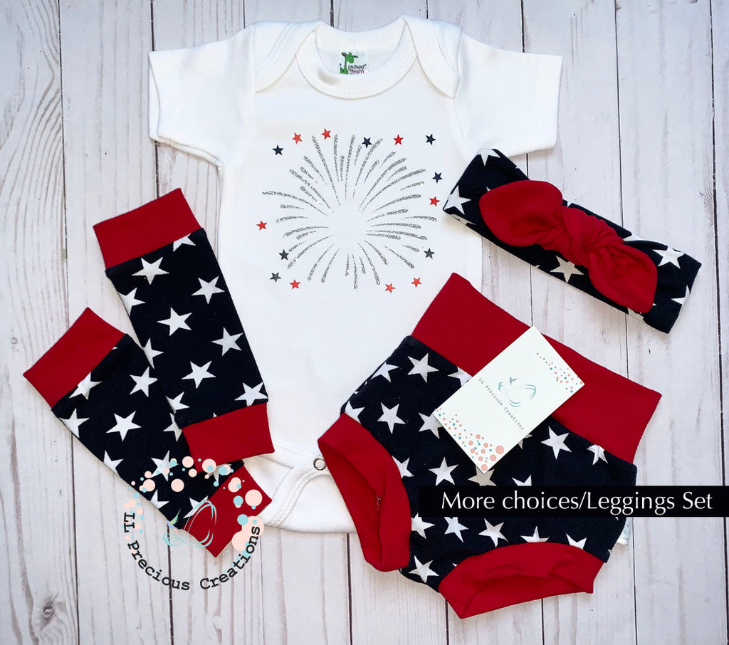 Baby's 1st Fourth of July Independence Gender Neutral Outfit Baby's First Patriotic Day outfit #llpreciouscreations #4thofJuly #Independencedayoutfit #babybummies #highwaistbummies #legwarmers #redandblue #bluestars #4thofJulybaby #babygirloutfit #babyboyoutfit #redstripes #bluestripes #starsandstripes #cominghomeoutfit #baby'sfirstof4t