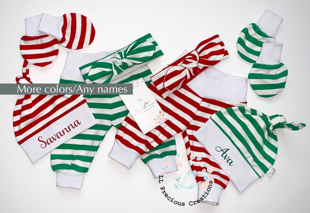 Baby's 1st Christmas Outfit Gender Neutral Christmas Baby Outfit Candy Cane Outfit  #newbornbabyoutfit #christmasoutfit #llpreciouscreations #bestgiftever #newbornbaby #christmasbabyoutfit