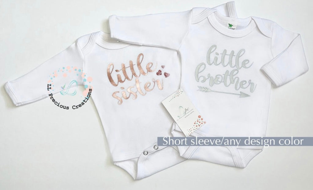 Twin Matching Coming Home Outfits Little Brother Little Sister LLPreciouscreations #llpreciouscreations #littlesister #littlebrother #twins #newborntwins #babyboyoutfit #babygirloutfit #cominghomeoutfit #personalizedoutfit #newborntwins #babygift #babyshowergift #hospitalbabyoutfit #handmade #boygirltwins #matchingbabyoutfits #siblingoutfits #babyclothes