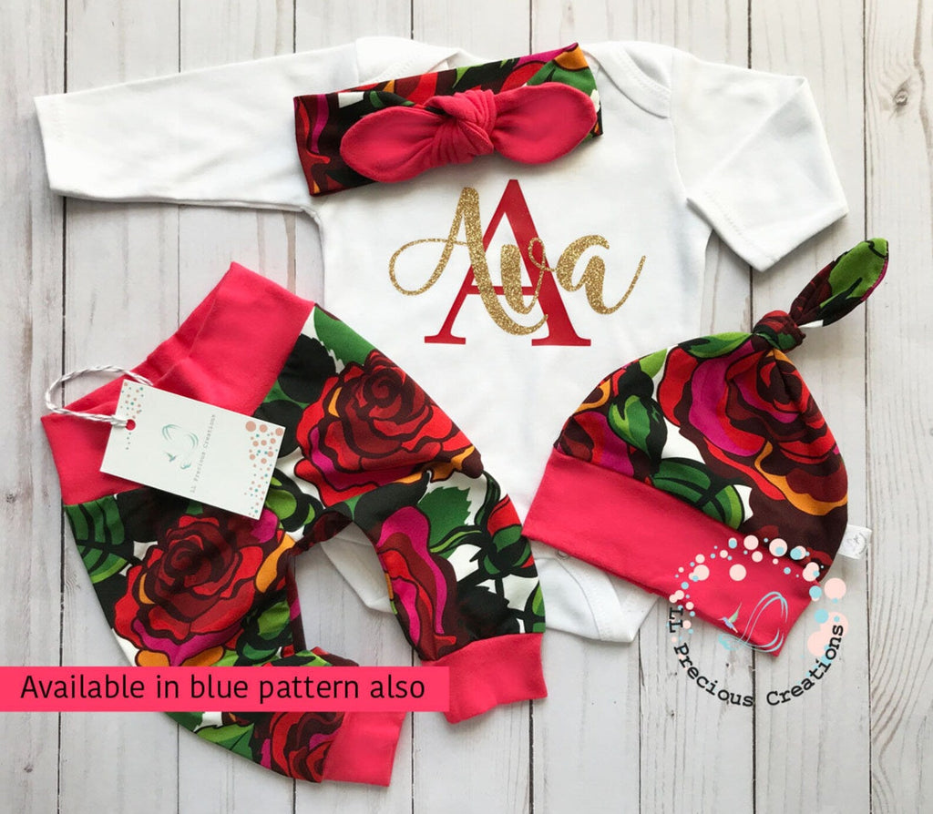 Organic Red Floral Baby Girl Personalized Outfit  Baby Leggings Headband Hat Outfit by LL Precious Creations #personalizedoutfit #organicpersonalizedset #newbornbabygirl #babyoutfit #redfloralleggings #babypants #newbornbabyoutfit #babygirloutfit #organicoutfit #babygirlpants #babyleggings #babyshowergift #cominghomeoutfit #newbornbabygirl #babygift #babyshowergift #llpreciouscreations