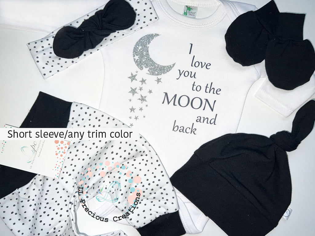 Black Polka Dot Coming Home Outfit