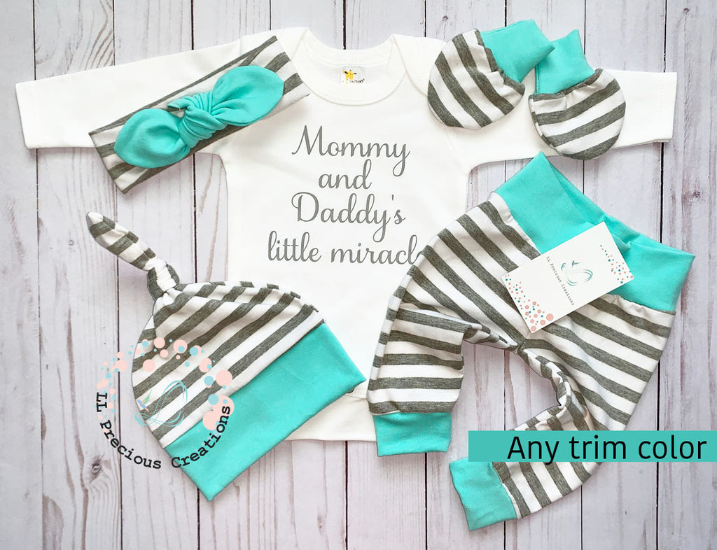 UNISEX NEWBORN BABY COMING HOME OUTFIT CUSTOM #llpreciouscreations #cominghomeoutfit