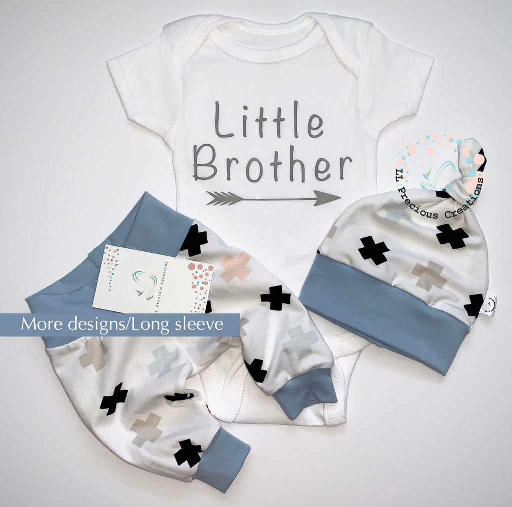 Little Bother Swiss Crosses Baby Boy Coming Home Outfit Set Little Brother Newborn Baby Boy Outfit Baby Shower Gift #llpreciouscreations #littlebrother #navybabyoutfit #babyboy #newbornbabyboy #cominghomeoutfit #babygift #littleboyoutfit #handmade #babyfashion #highqualityclothes