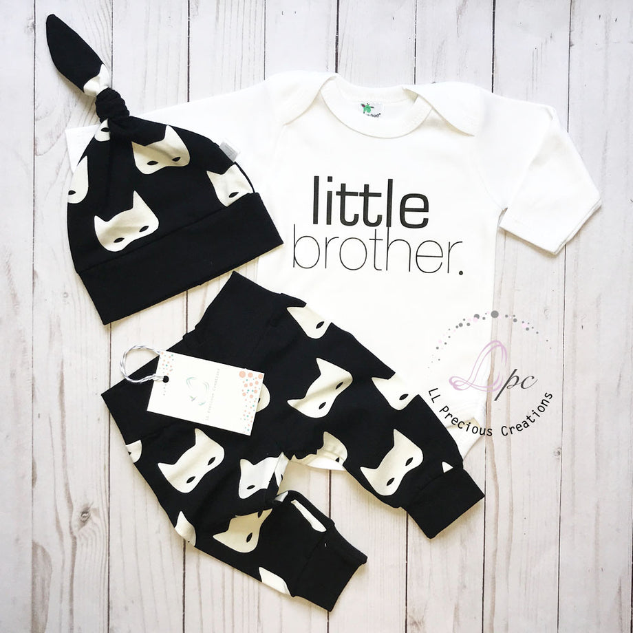 Baby brother newborn outlet outfit